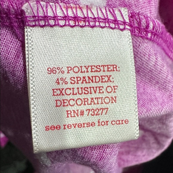 Authentic American Heritage So girls medium size 10 Fuscia with white hearts - Picture 10 of 10